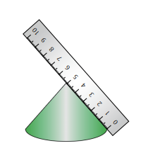 원뿔을 알아볼까요 | 초6 수학 개념정리, 수학학습지 4 모선