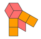 초4 다각형 - 모양을 만들어볼까요 3 초4 다각형, 정사각형과 평행사변형으로 로켓 만들기